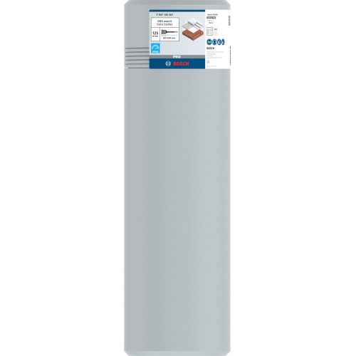 Corona PRO SDS max-5 de una pieza, 125 x 80 x 300 mm