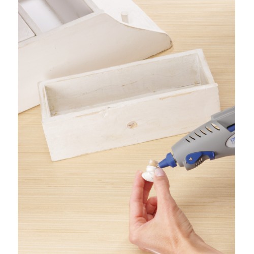 Pistola de pegar DREMEL 910-3, herramienta compacta, (165 °C), 3 accesorios