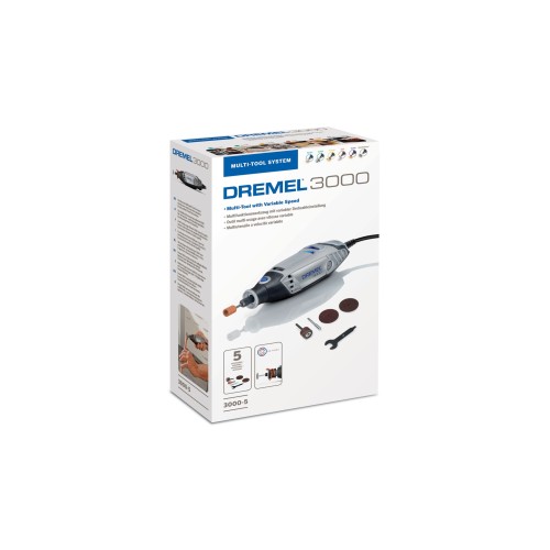 Multiherramienta DREMEL 3000-5 (130 W), 5 accesorios