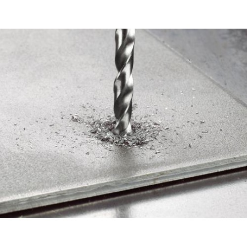 Set de brocas para metal HSS-G, DIN 338, 135°, de 19 unidades, en tubo de plástico de 1 - 10 mm