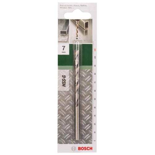 Broca para metal HSS-G, DIN 338D = 7,0 mm; L = 109 mm