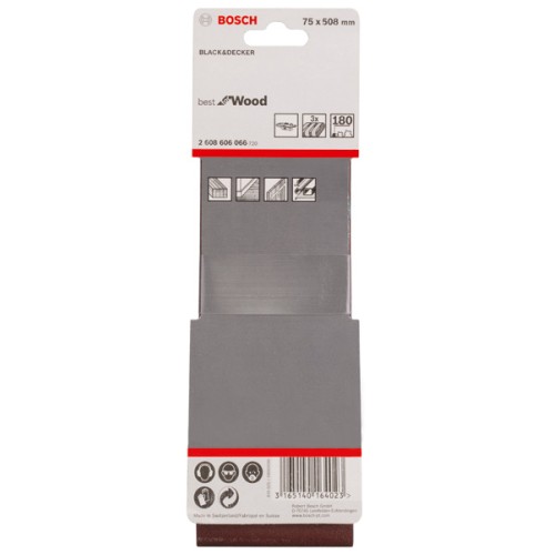 Banda de lija PRO X440, 75 x 508 mm, G180