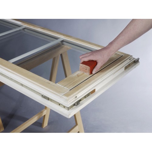 Rollo de lija para madera y pintura, 115 mm x 5 m, P180