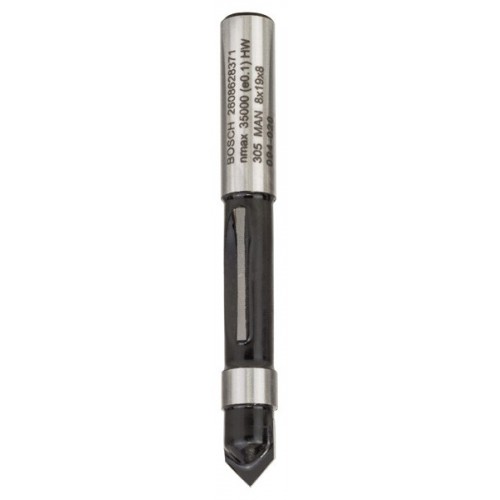 Fresa para enrasar, 8 mm, D1 8 mm, L 19 mm, G 66 mm