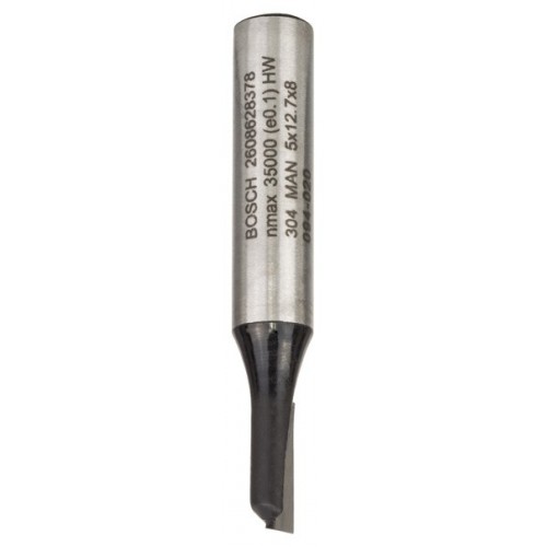 Fresa recta, 8 mm, D1 5 mm, L 12,7 mm, G 51 mm