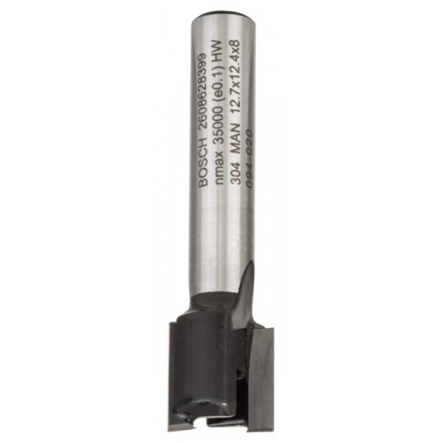 Fresa para cajas de bisagras, 8 mm, D1 12,7 mm, L 12,7 mm, G 50,8 mm