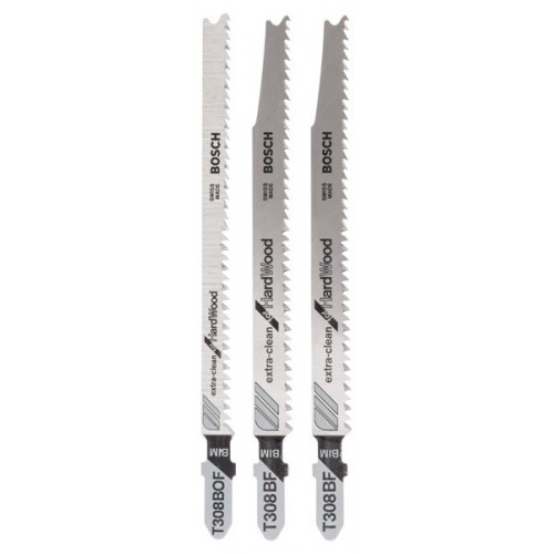 Set de 3 hojas de sierra de calar, vástago de una sola levaT 308 BF (2x); T 308 BOF