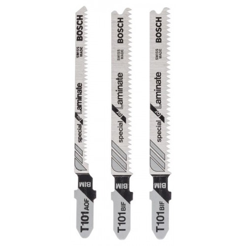 Set de 3 hojas de sierra de calar vástago en TT 101 BIF (2x); T 101 AOF