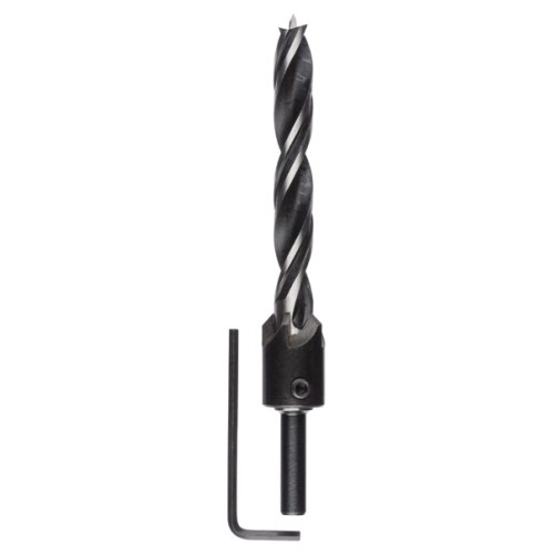 Broca en espiral para madera con avellanador