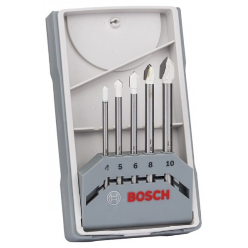 Set de brocas para azulejos CYL-9 Ceramic, 5 unidades, de 4 - 10 mm