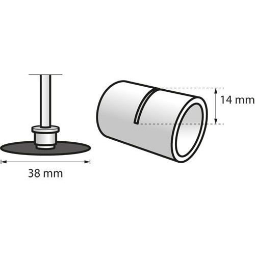 DREMEL® EZ SpeedClic: kit de 5 unidades de discos de corte para metal.