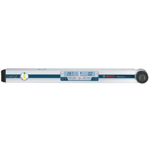 Bosch Professional Medidor digital de ángulos e inclinómetro GAM 270 MFL (precisión láser, cálculo de ángulos de inglete, margen de medición: 0 - 270º, longitud: 60 cm)