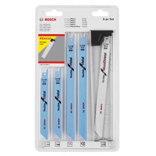 Set de 6 hojas de sierra sable Wood and Metal
