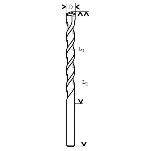 Brocas para hormigón CYL-3