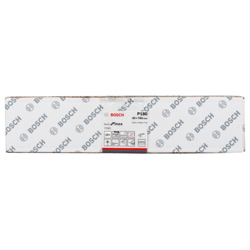 Banda de lija PRO Y580, 40 x 760 mm, G180, 10 unidades