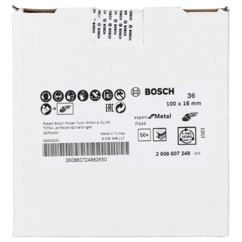 Disco lijador de fibra R444, Expert for Metal