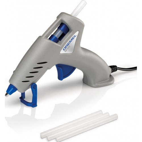 Pistola de pegar DREMEL 910-3, herramienta compacta, (165 °C), 3 accesorios