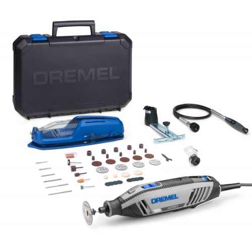 DREMEL 4250 3/45: multiherramienta con cable (175 W), 45 accesorios y 3 complementos