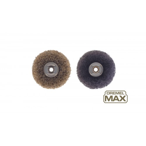 DREMEL® MAX EZ SpeedClic: discos de pulir abrasivos de acabado, granos 180 y 280