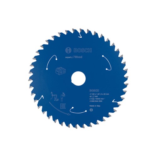 Disco de sierra circular Expert for Wood para sierras sin cables 140 x 1,8/1,3 x 20 T42