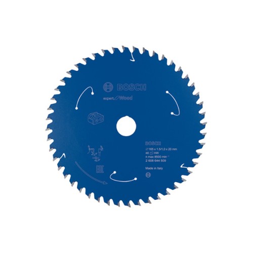 Disco de sierra circular Expert for Wood para sierras sin cables 165 x 1,5/1 x 20 T48