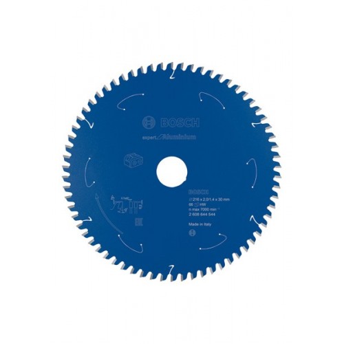 Disco de sierra circular Expert for Aluminium para sierras sin cables 216 x 2/1,4 x 30 T66