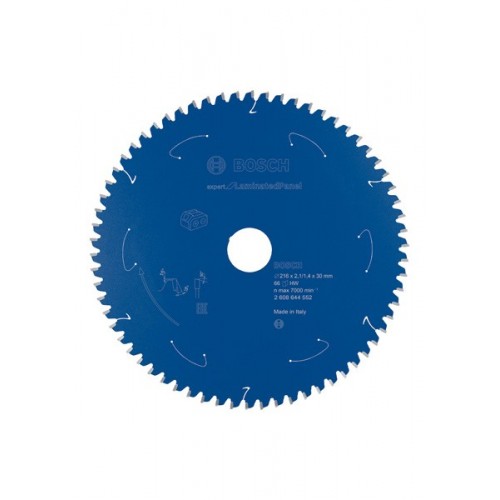 Disco de sierra circular Expert for Laminated Panel para sierras sin cables 216 x 2,1/1,4 x 30 T66
