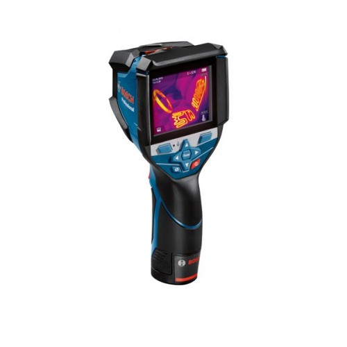 Bosch Professional 12V System Cámara Térmica GTC 600 C (sin batería ni cargador, con aplicación, rango de temperatura: de -20 °C a +600 °C, resolución: 256 x 192 px, en L-BOXX)