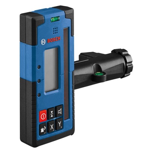 Bosch Professional Receptor láser LR 60 (soporte para receptores RB 60, 2 pilas AA, alcance: radio de hasta 300 m, ideal para el láser giratorio GRL 600 CHV)