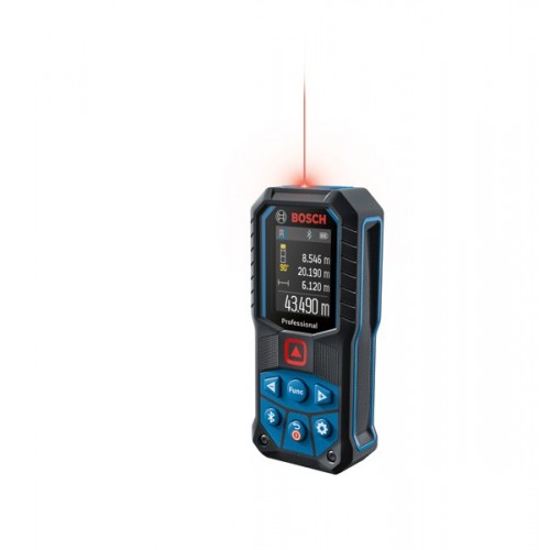 Bosch Professional medidor láser GLM 50-27 C (alcance: hasta 50 m, robusto, IP65, transferencia de datos mediante Bluetooth, 2 pilas AA, correa de sujeción, estuche)