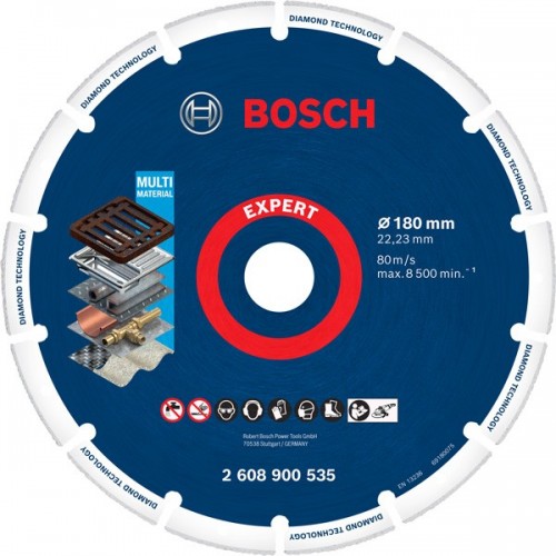 Disco de corte EXPERT Diamond Metal Wheel de 180 x 22,23 mm