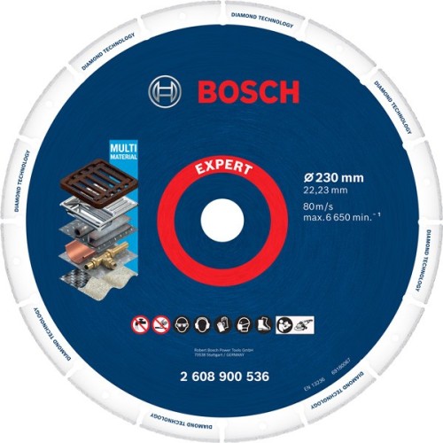Disco de corte EXPERT Diamond Metal Wheel de gran tamaño de 230 x 22,23 mm
