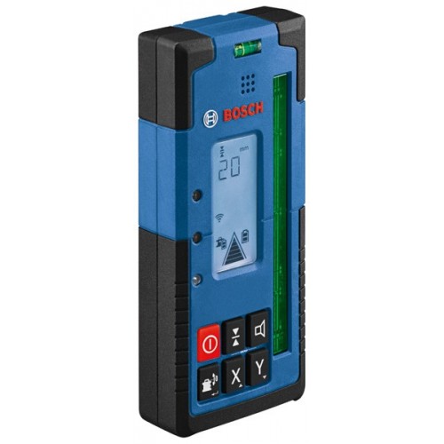 Bosch Professional Receptor láser LR 65 G (soporte de receptor RB 60, 2 baterías AA, alcance: hasta un radio de 325 m, perfecto para el láser giratorio GRL 650 CHVG)