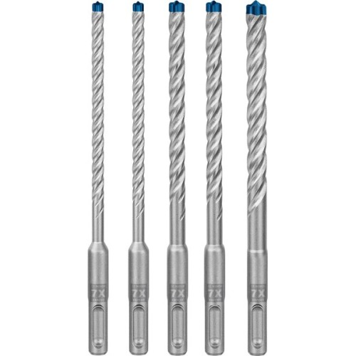 Set de brocas para martillo EXPERT SDS plus-7X de 6/6/8/8/10 mm, 5 unidades