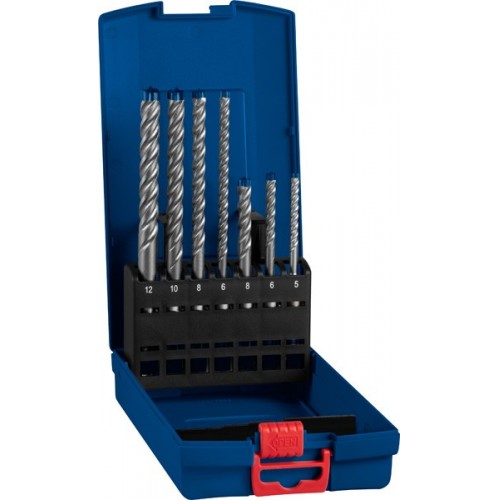 Set de brocas para martillo EXPERT SDS plus-7X 5/6/6/8/8/10/12 mm, 7 unidades