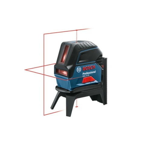 Bosch Professional Nivel láser GCL 2-15 (láser rojo, interior, con puntos de plomada, alcance: 15 m, 3 pilas AA, soporte giratorio RM 1, placa reflectora láser, estuche de protección)