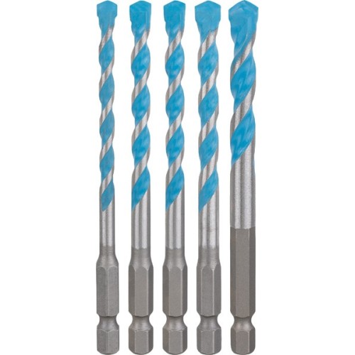 Set de 6 brocas EXPERT HEX-9 MultiConstruction de 5,5/6/6/7/8 mm