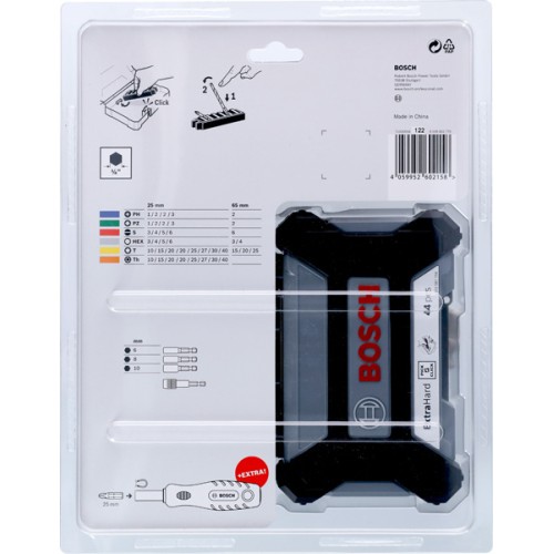 Set de 45 puntas de atornillar personalizable