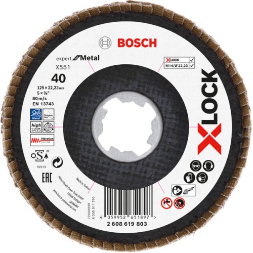 Disco de láminas X-LOCK X551, Expert for Metal