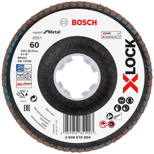 Disco de láminas X-LOCK X551, Expert for Metal