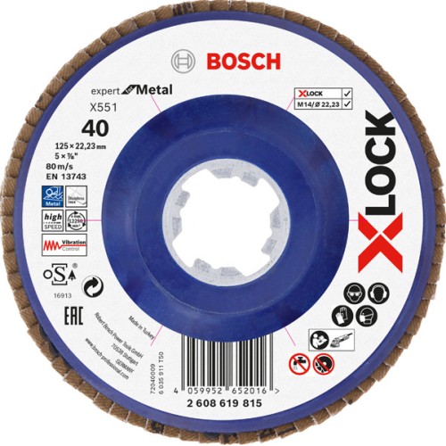 Disco de láminas X-LOCK X551, Expert for Metal