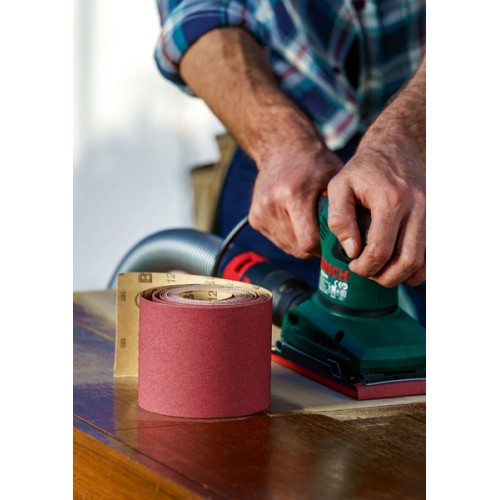 Rollo de lija para madera y pintura, 93 mm x 5 m, P60