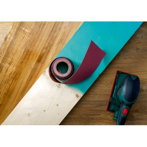 Rollo de lija para madera y pintura, 93 mm x 5 m, P60