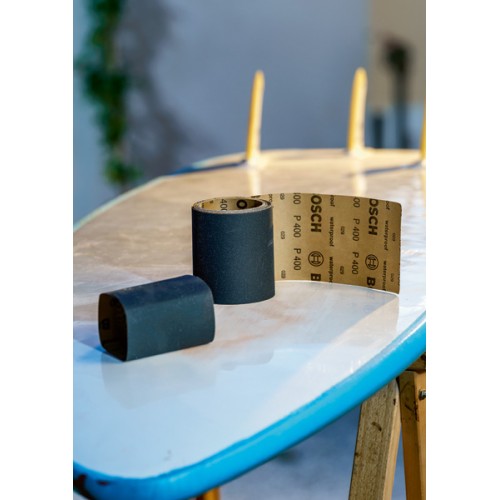 Rollo de lija SiC impermeable, 93 mm x 5 m, P120