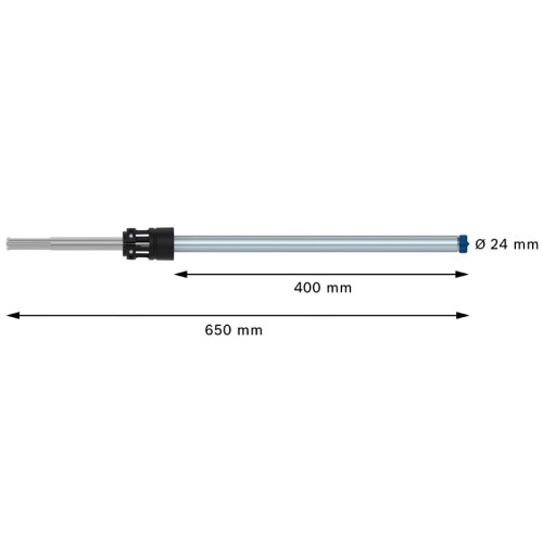 Broca para martillo EXPERT SDS Clean max-8X de 24 x 400 x 650