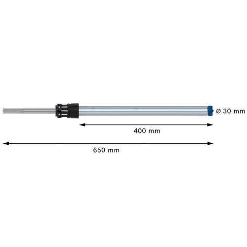 Broca para martillo EXPERT SDS Clean max-8X de 30 x 400 x 650