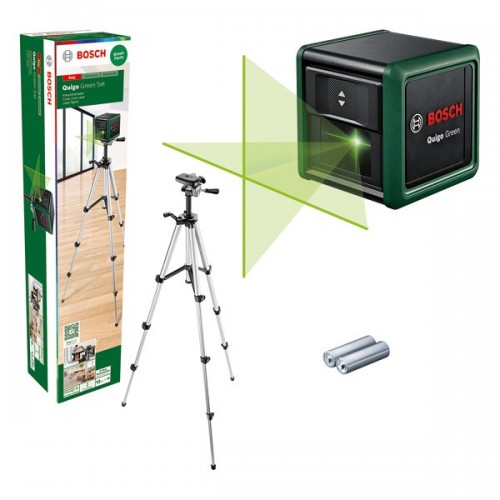 Láser de líneas cruzadas Quigo Green Set