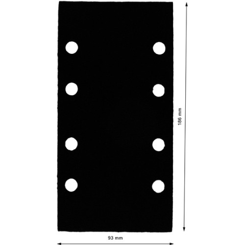 Protector de plato de soporte, 93 mm x 186 mm, 2x