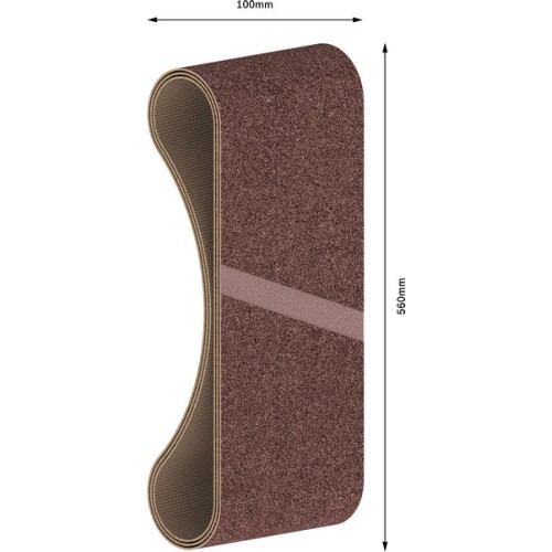 Banda de lija PRO X440, 100 x 560 mm, G150, 3 unidades