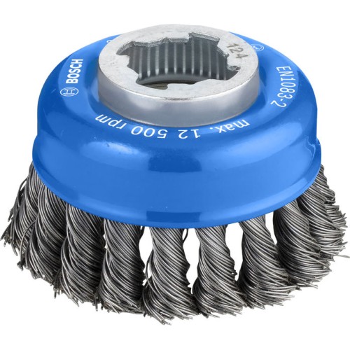 Cepillo de vaso PRO Metal heavy X-Lock, 75 x 0,5 mm
